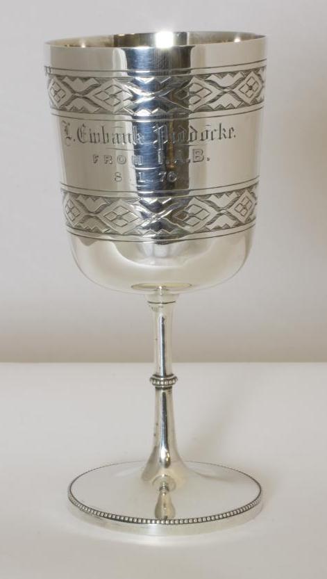 A VICTORIAN SILVER GOBLET Image