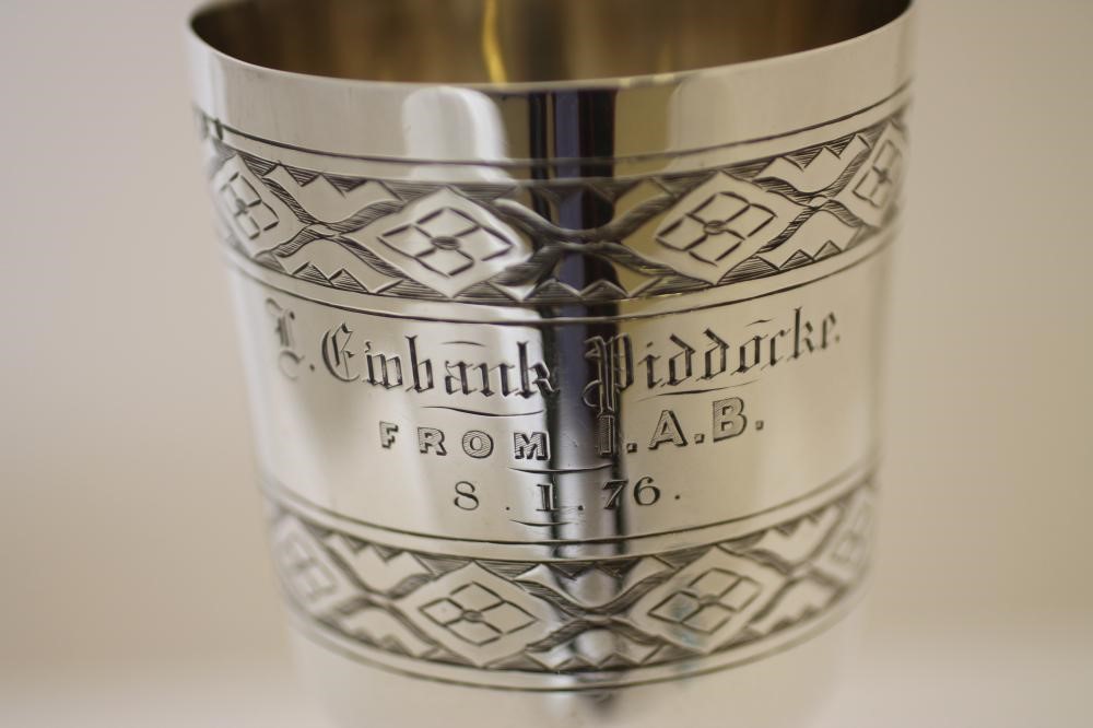 A VICTORIAN SILVER GOBLET Image