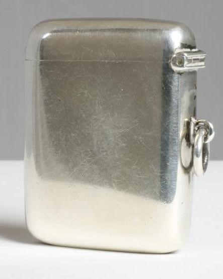 AN EDWARDIAN SILVER VESTA CASE Image