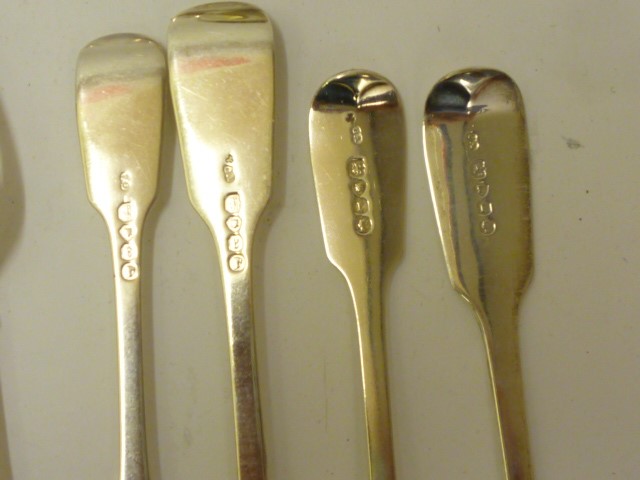 A VICTORIAN SILVER PART TABLE SERVICE Image