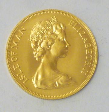 AN ELIZABETH II ISLE OF MAN GOLD £2 Image