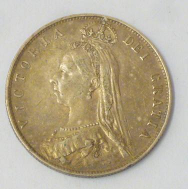A VICTORIA JH HALF CROWN Image