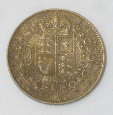 A VICTORIA JH HALF CROWN Image