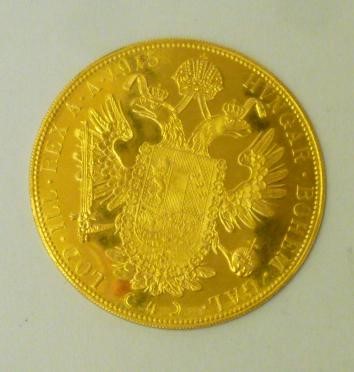 A FRANZ JOSEPH I GOLD FOUR DUCAT Image