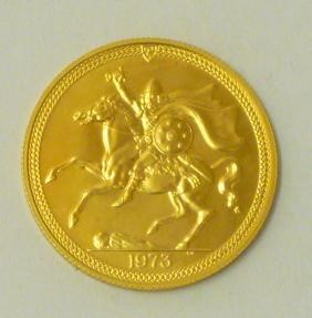 AN ELIZABETH II ISLE OF MAN GOLD £2 Image
