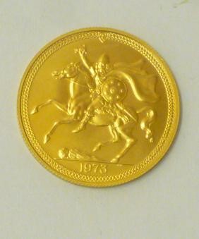 AN ELIZABETH II ISLE OF MAN GOLD £2 Image