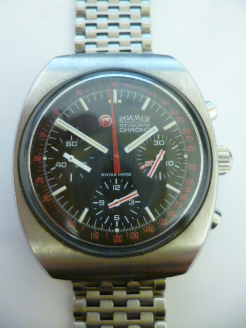 A GENTLEMAN'S STAINLESS STEEL "ROAMER STINGRAY CHRONOGRAPH" Image