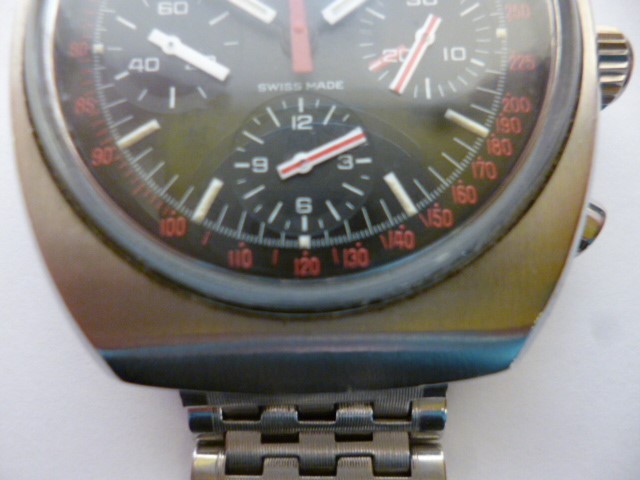 A GENTLEMAN'S STAINLESS STEEL "ROAMER STINGRAY CHRONOGRAPH" Image
