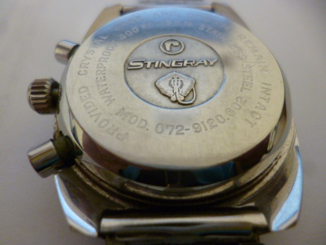 A GENTLEMAN'S STAINLESS STEEL "ROAMER STINGRAY CHRONOGRAPH" Image