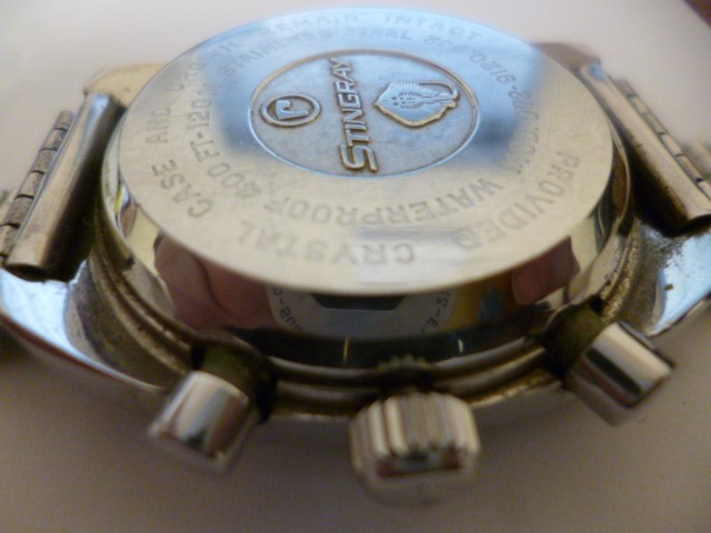 A GENTLEMAN'S STAINLESS STEEL "ROAMER STINGRAY CHRONOGRAPH" Image