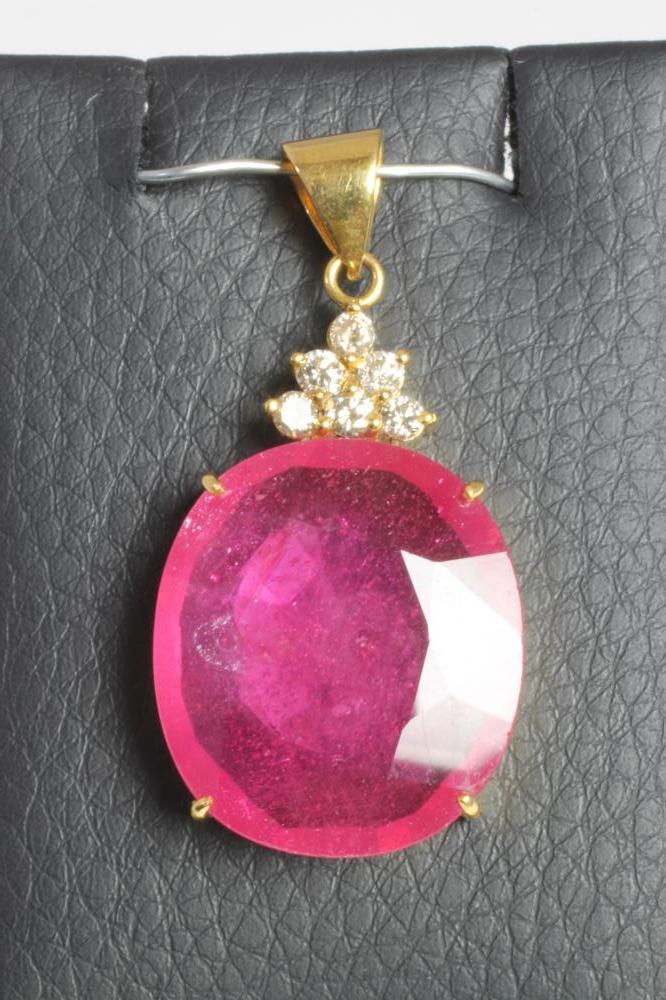 A RUBY PENDANT Image