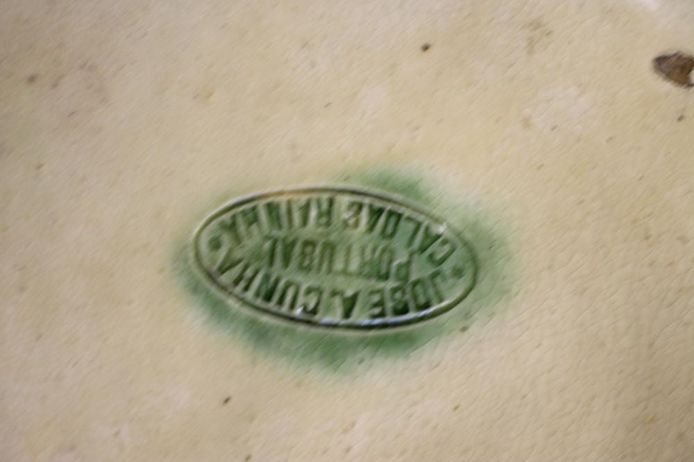 A PAIR OF JOSE A. CUNHA CALDAS DA RAINHA PALISSY STYLE MAJOLICA PLAQUES Image