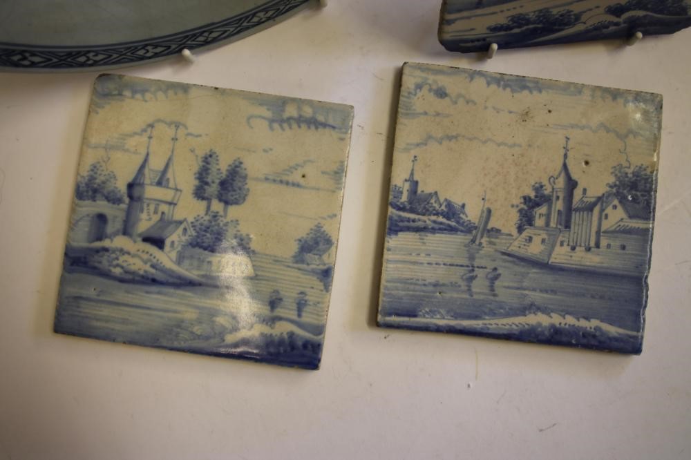 AN ENGLISH DELFT SMALL CHARGER Image