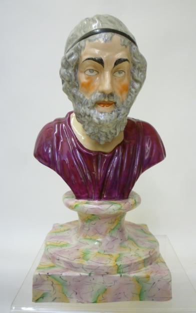 A STAFFORDSHIRE CREAMWARE BUST Image