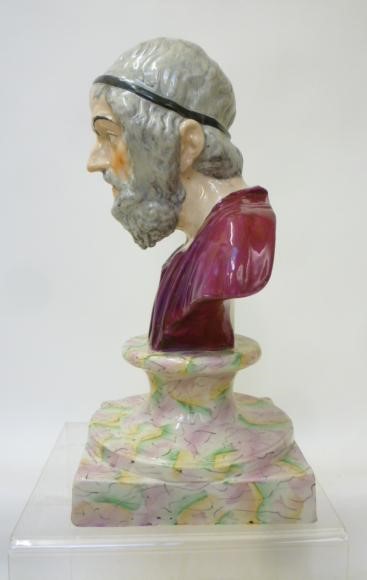A STAFFORDSHIRE CREAMWARE BUST Image
