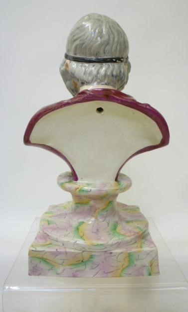 A STAFFORDSHIRE CREAMWARE BUST Image