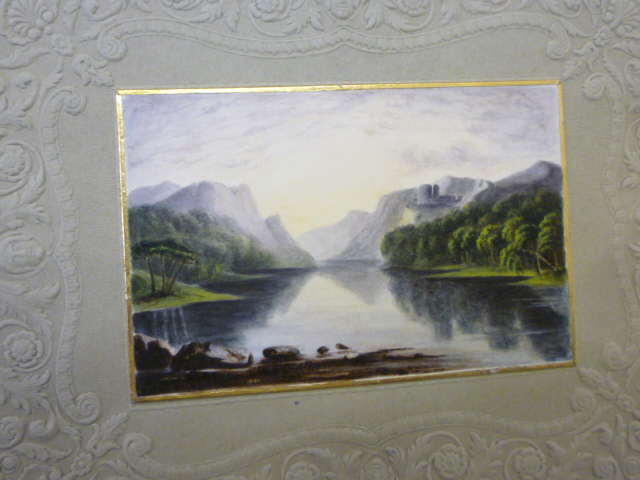 A VICTORIAN LEATHER BOUND ALBUM belonging to Mrs R W Buttemer Image