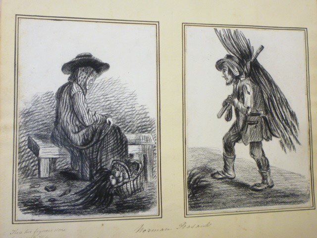 A VICTORIAN LEATHER BOUND ALBUM belonging to Mrs R W Buttemer Image