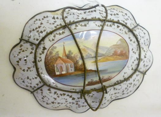 A VIENNA ENAMEL DISH Image