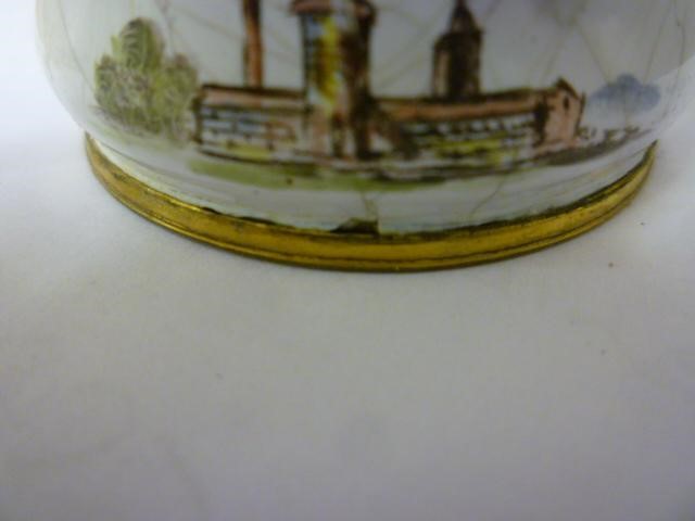 AN ENGLISH ENAMEL ON COPPER SNUFF BOX Image