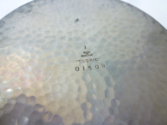 A TUDRIC PEWTER BOX AND COVER Image