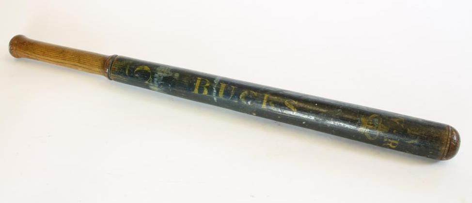 A WILLIAM IV BUCKINGHAM POLICE TRUNCHEON Image