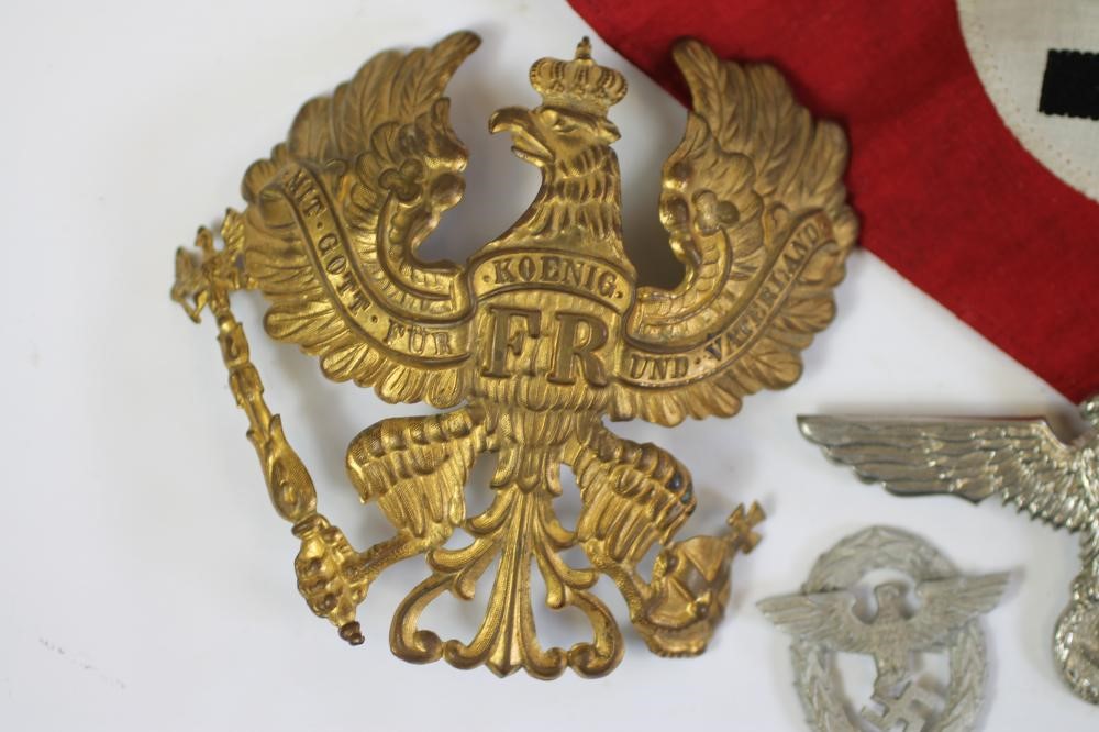 A COLLECTION OF GERMAN FIRST AND SECOND WORLD WAR MEMORABILIA Image