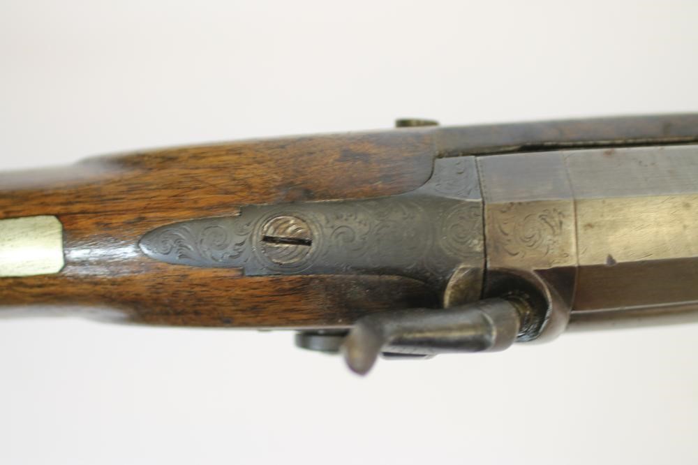 AN ENGLISH PERCUSSION SPORTING GUN Image