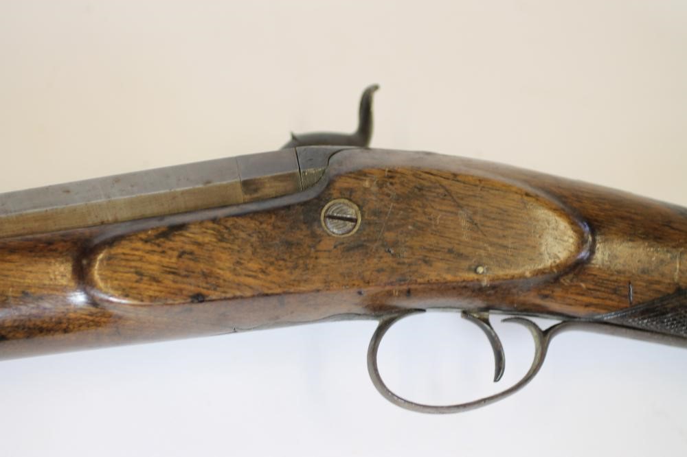 AN ENGLISH PERCUSSION SPORTING GUN Image