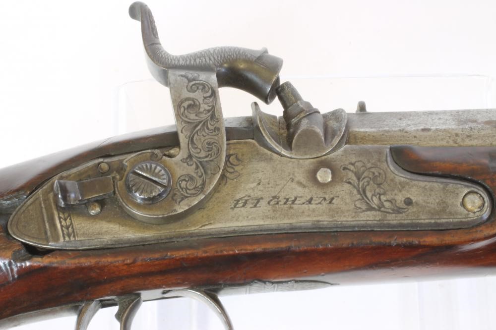 A PERCUSSION CAP PISTOL BY HIGHAM Image