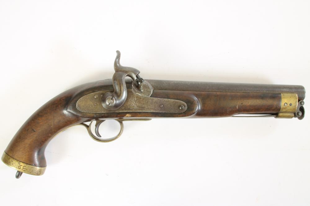 AN EAST INDIAN COMPANY PERCUSSION PISTOL Image