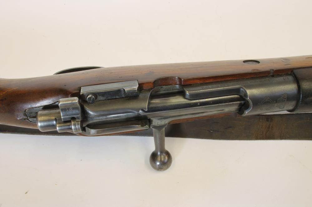 A DEACTIVATED PORTUGUESE MODEL 1904 MAUSER BOLT ACTION RIFLE Image