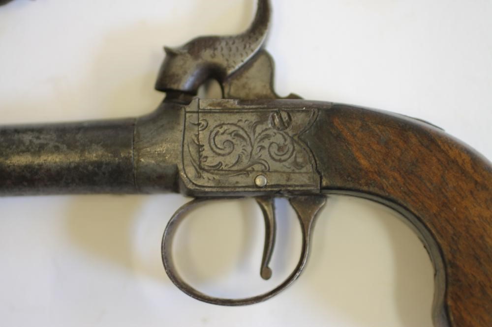 A PAIR OF PERCUSSION MUFF PISTOLS Image