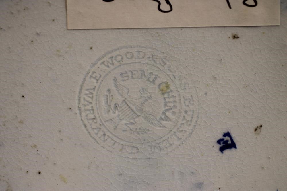 QUADRUPEDS SERIES BLUE AND WHITE PRINTED EARTHENWARE-An Enoch Wood & Sons "Polar Bear" two handled Image