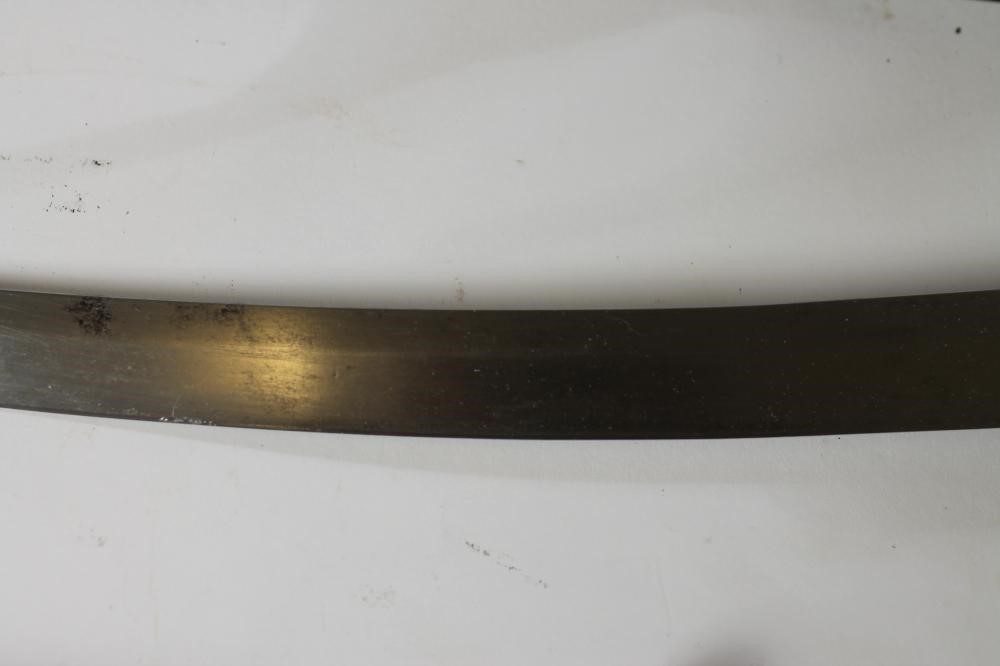 A JAPANESE CARVED MARINE IVORY MOUNTED WAKIZASHI Image