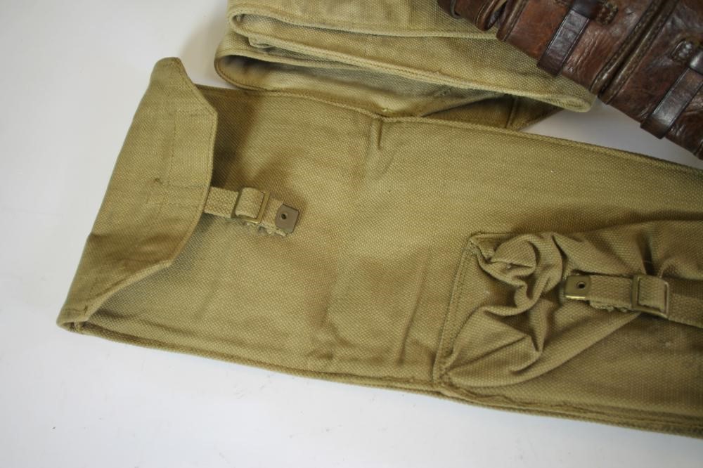 A SWEDISH LEATHER MAUSER AMMUNITION BELT Image