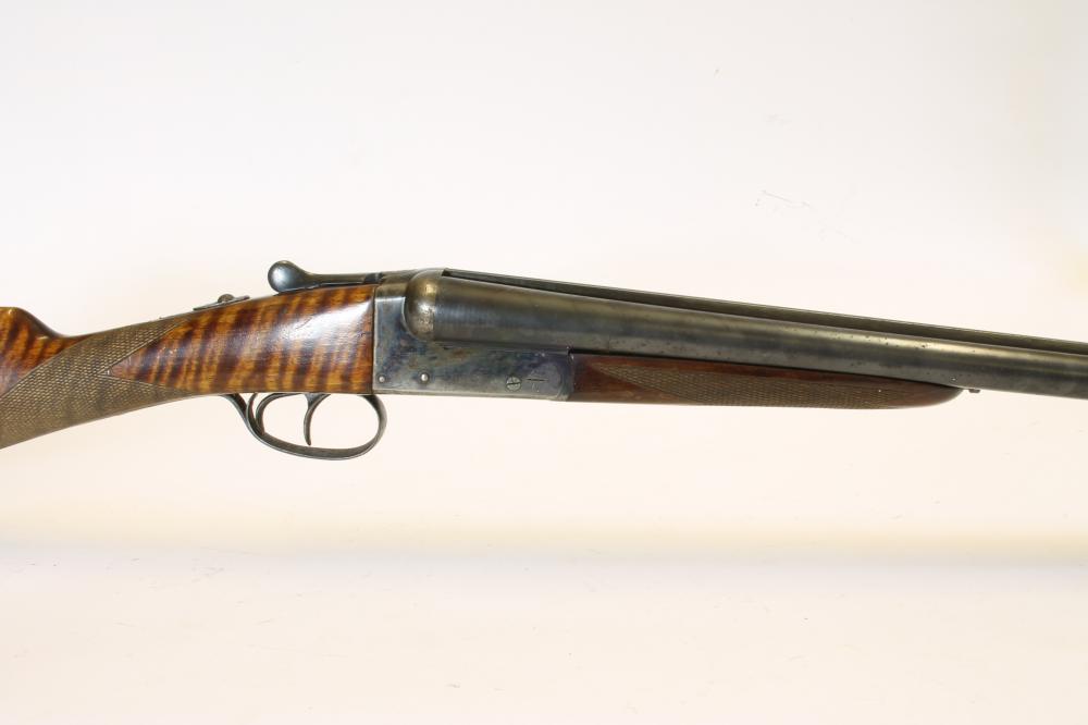 AN AYA YEOMAN 12 BORE SIDE BY SIDE SHOTGUN Image