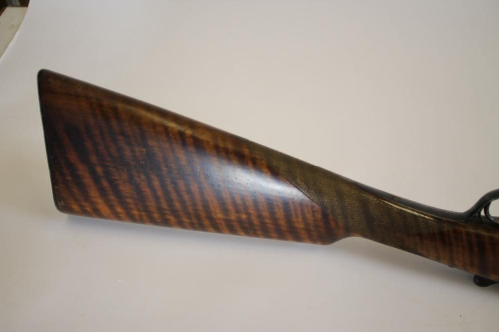 AN AYA YEOMAN 12 BORE SIDE BY SIDE SHOTGUN Image