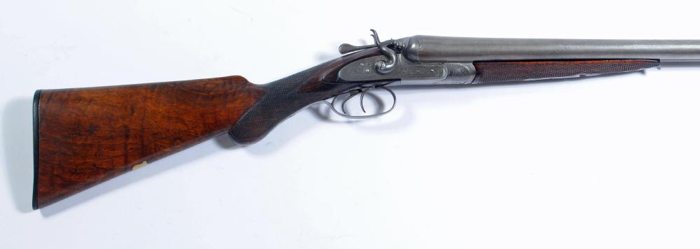A BRANDON OF LONDON 12 BORE HAMMER SHOTGUN Image