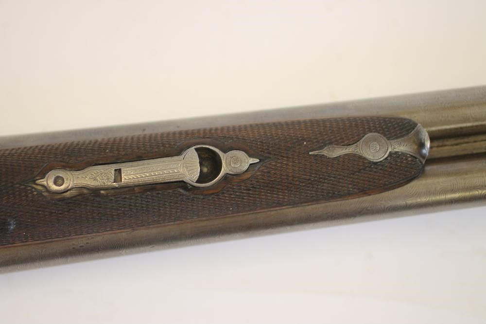 A BRANDON OF LONDON 12 BORE HAMMER SHOTGUN Image
