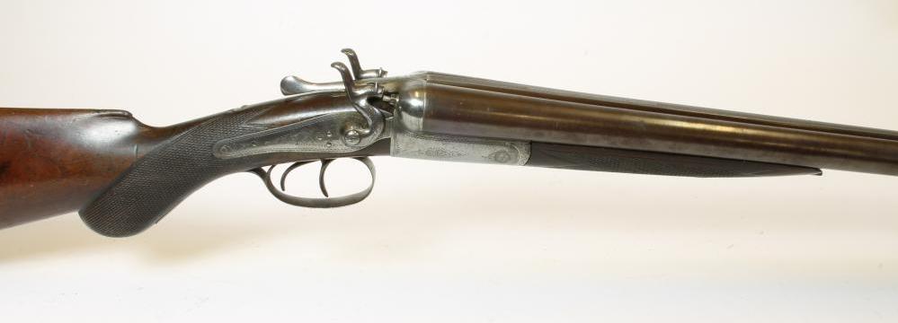 A MIDLAND GUN CO. 12 BORE "DEMON" HAMMER SHOTGUN Image