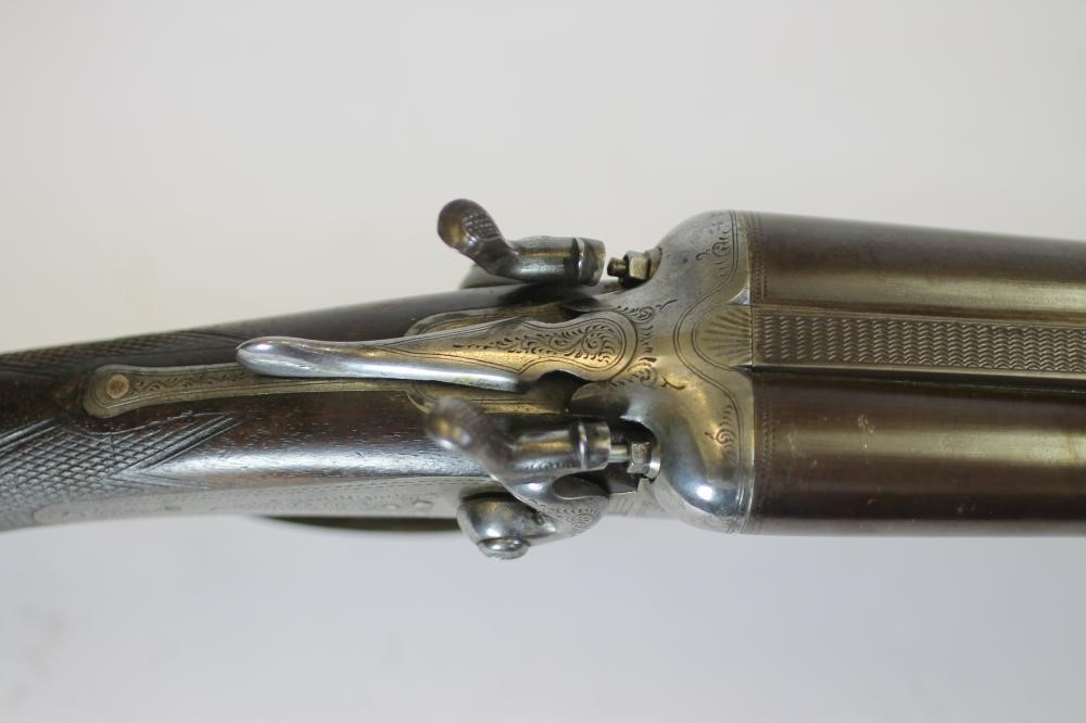 A MIDLAND GUN CO. 12 BORE "DEMON" HAMMER SHOTGUN Image