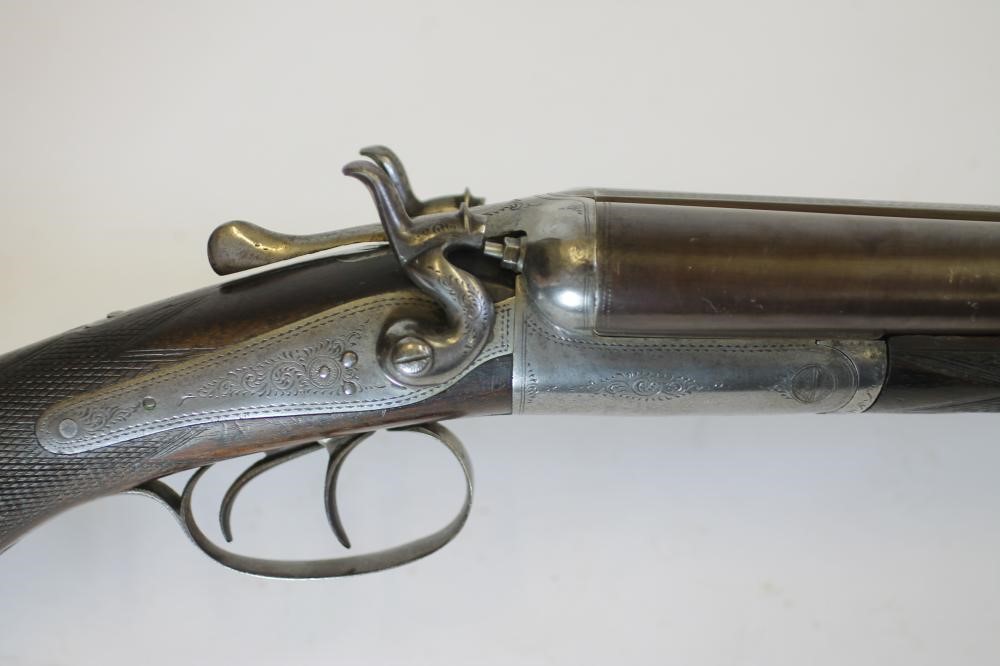 A MIDLAND GUN CO. 12 BORE "DEMON" HAMMER SHOTGUN Image