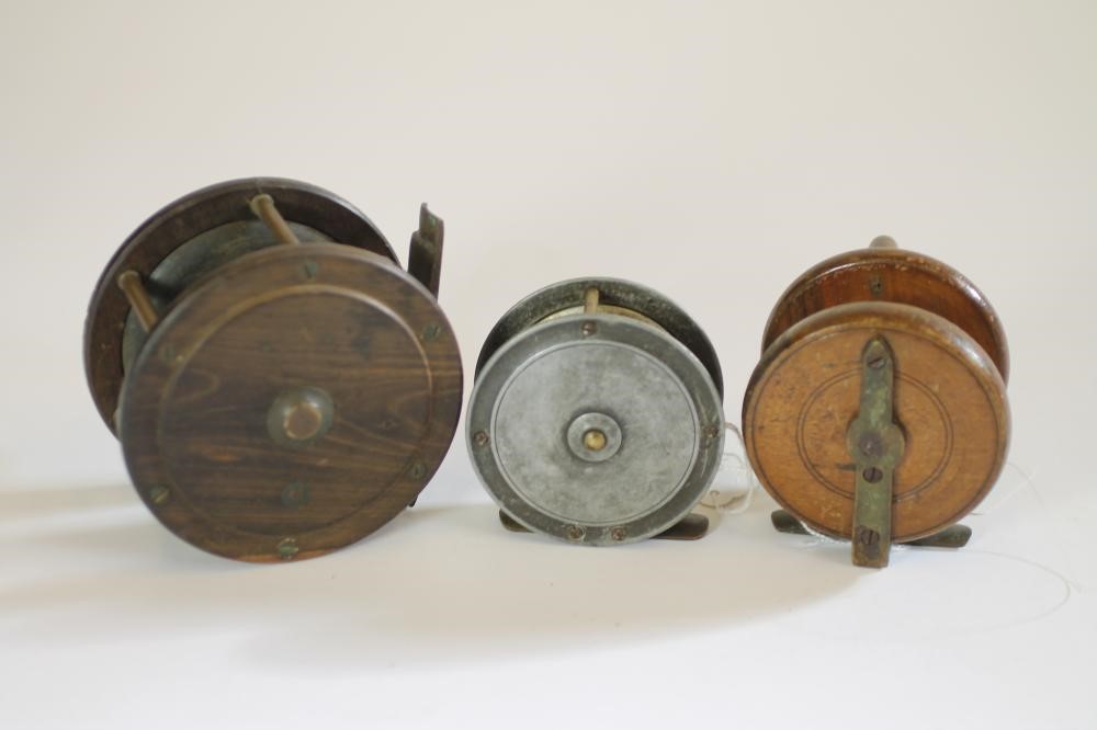 AN E. PATON OF PERTH LABURNUM SALMON REEL Image