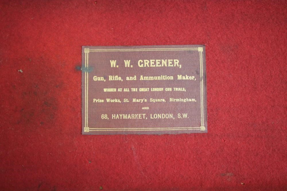 A W. W. GREENER "FORESTER" GRADE D SIDE BY SIDE SHOTGUN Image