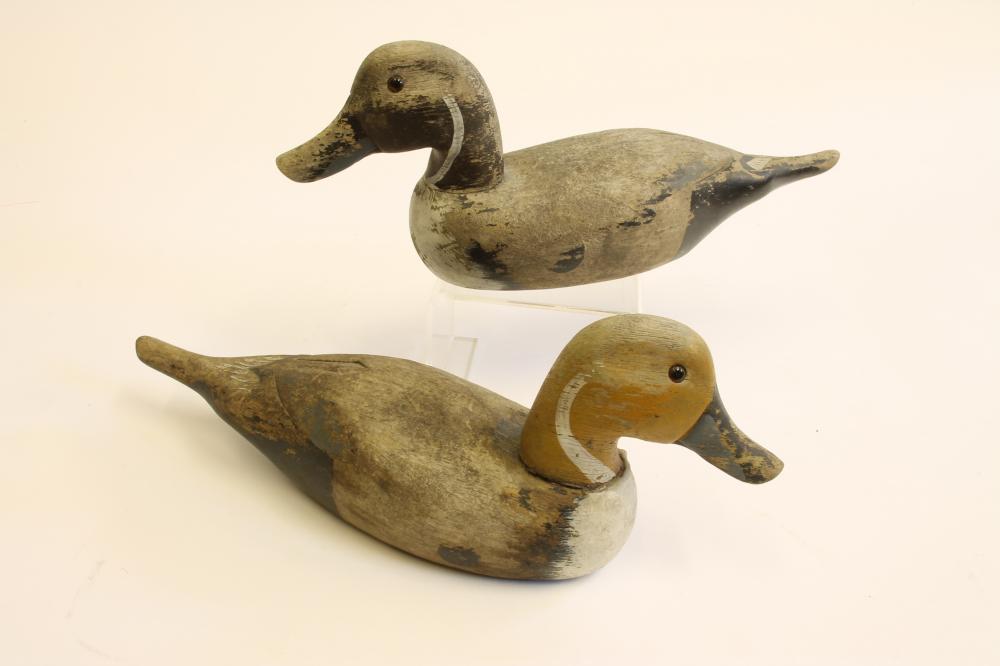 TWO AMERICAN PINTAIL DUCK DECOYS Image