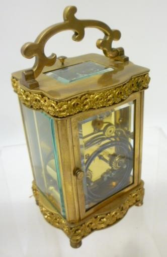 A FRENCH REPEATING CARRIAGE CLOCK Image