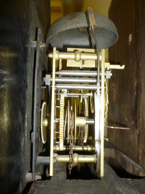 AN OAK LONGCASE CLOCK signed J. Pratt Image