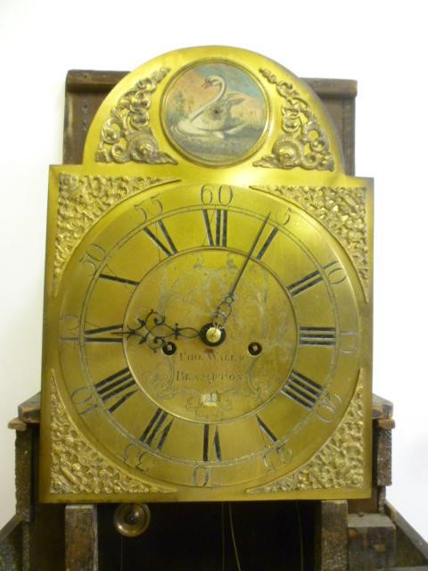 AN OAK LONGCASE signed Thomas Wallace Brampton Image