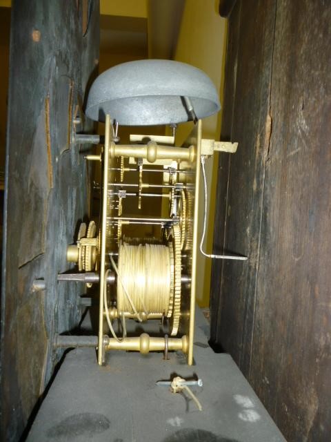 AN OAK LONGCASE signed Thomas Wallace Brampton Image